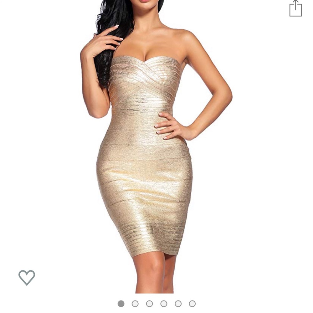 NWT Strapless Bandage Mini Dress